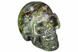 Polished Dragon's Blood Jasper Skull - South Africa #112185-1